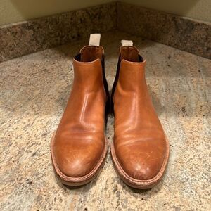 Gordon Rush Men's Mathews light brown leather ankle boots